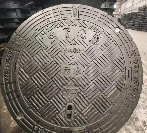 凉山球墨铸铁防沉降井盖展示